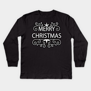 Merry Christmas Kids Long Sleeve T-Shirt